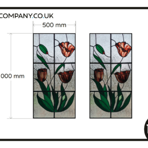 Stained glass window film custom window film own design 2x frosted or transparent