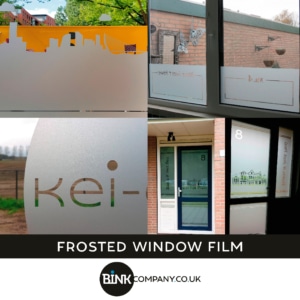 Frosted window film