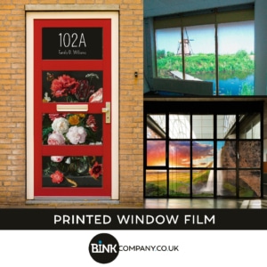 Printed window film