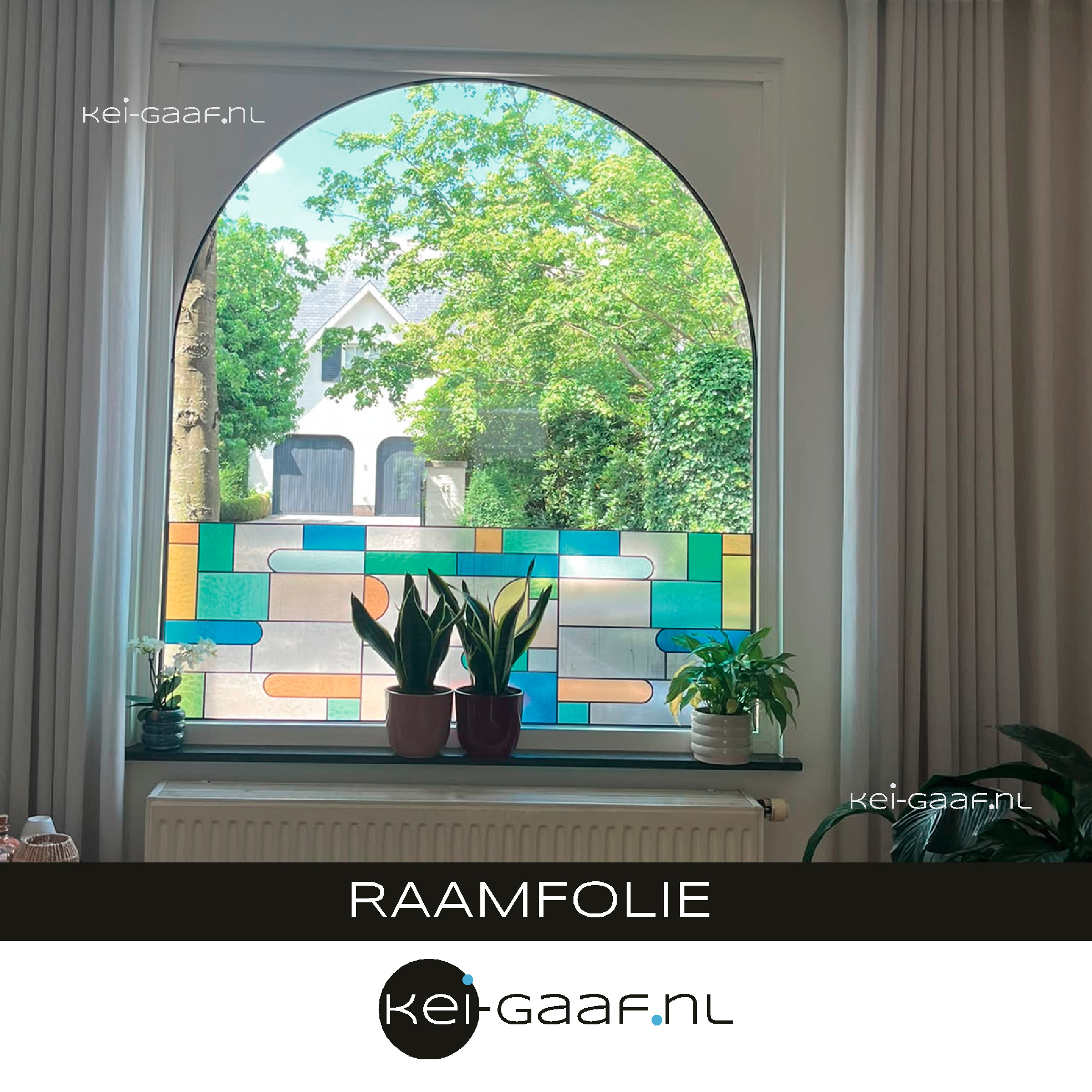 Stained Glass Window Film for Your livingroom frosted privacy colour