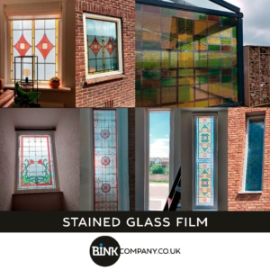 Stained glass window film