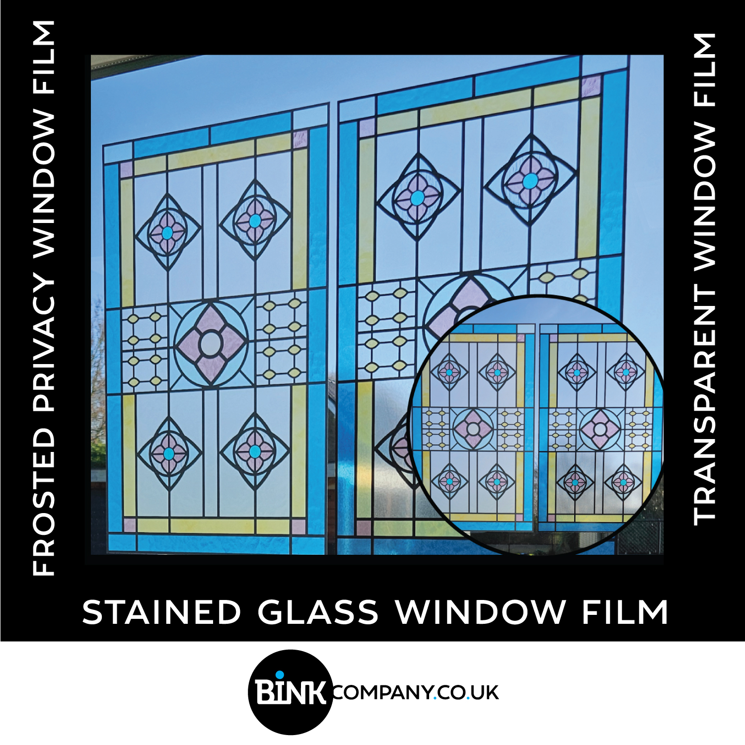 Stained-glass-window-film-19G-door-window-blue-yellow-pink-