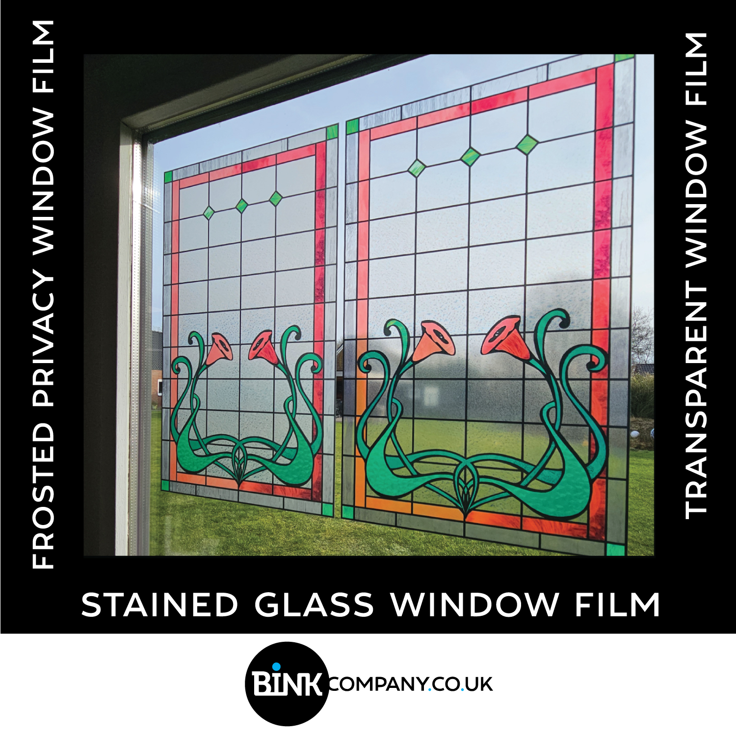 Stained-glass-window-film-27G-door-window-red-green-flowers-glass-