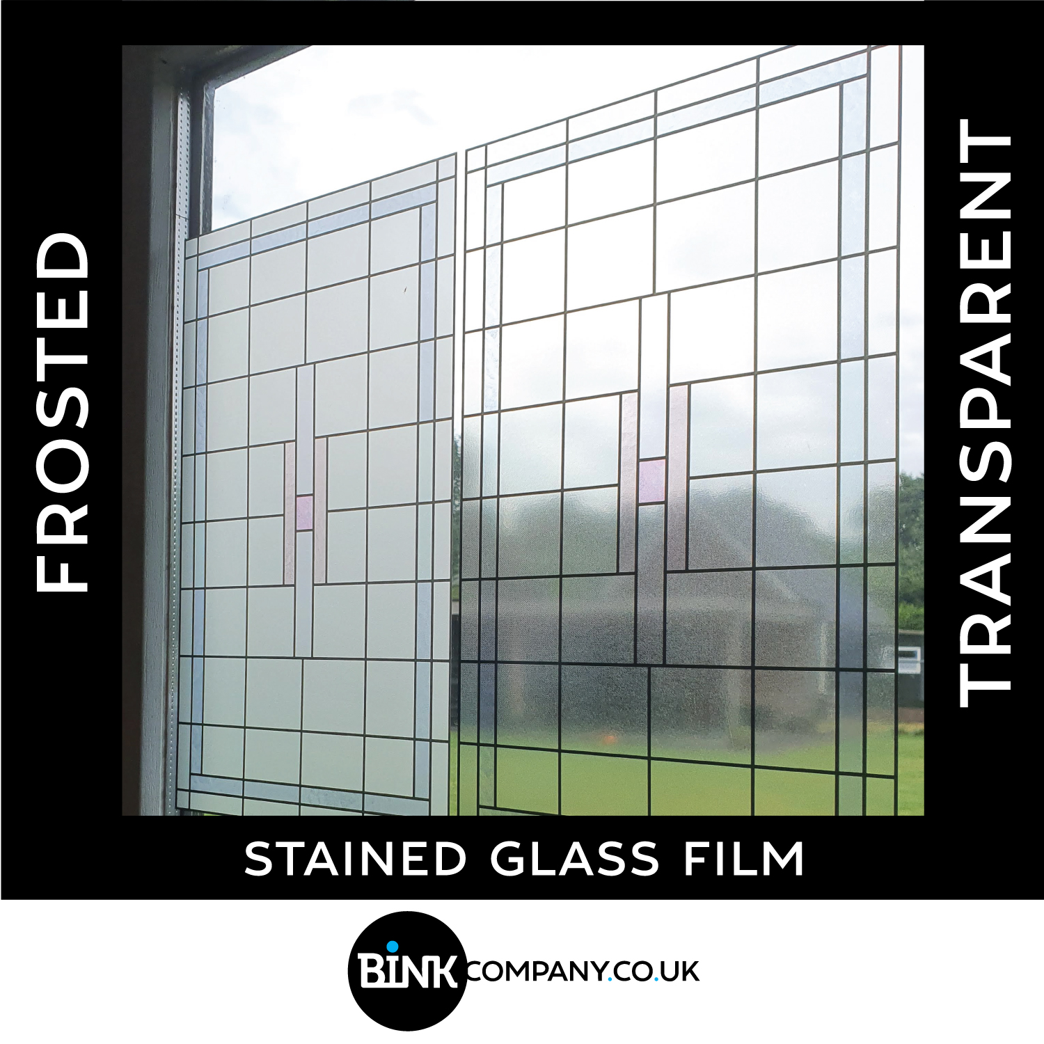 stained glass window films soft colour frosted transparant