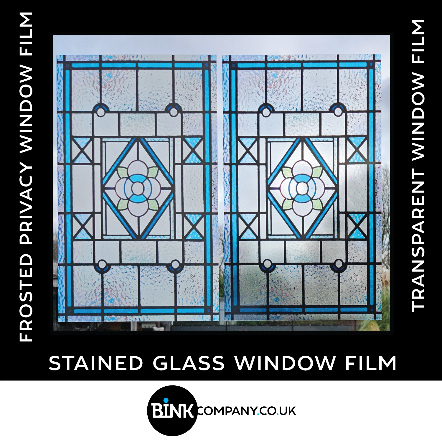 Stained-glass-window-film-37G-door-window-blue-flower