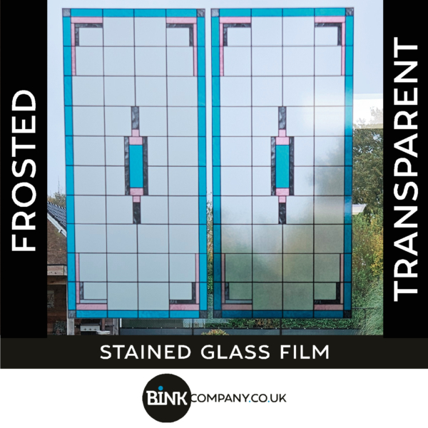 Stained-glass-window-film-38G blue pink black