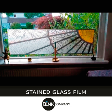 stained glass window film custom privacy window