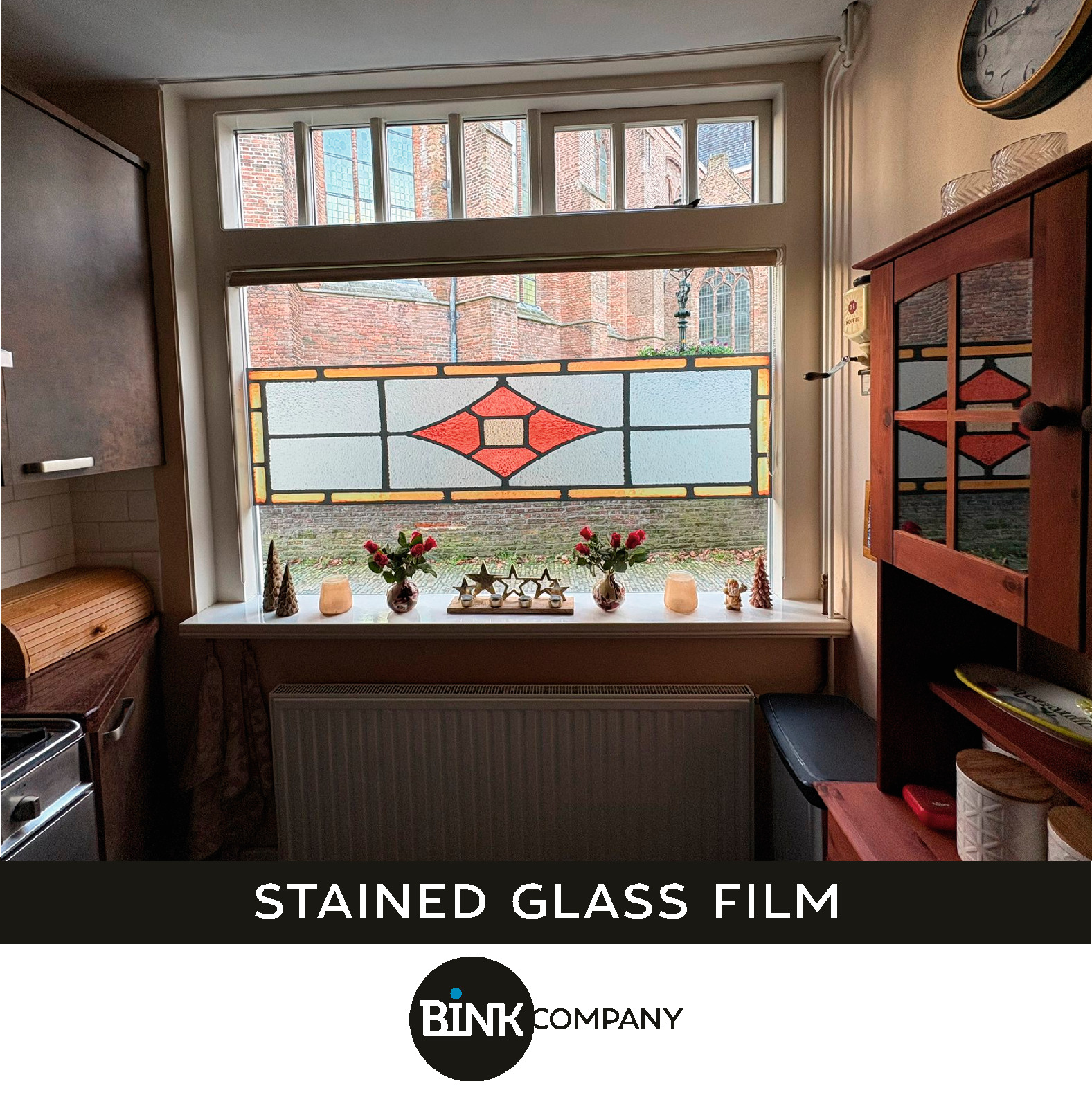 stained glass window film custom privacy