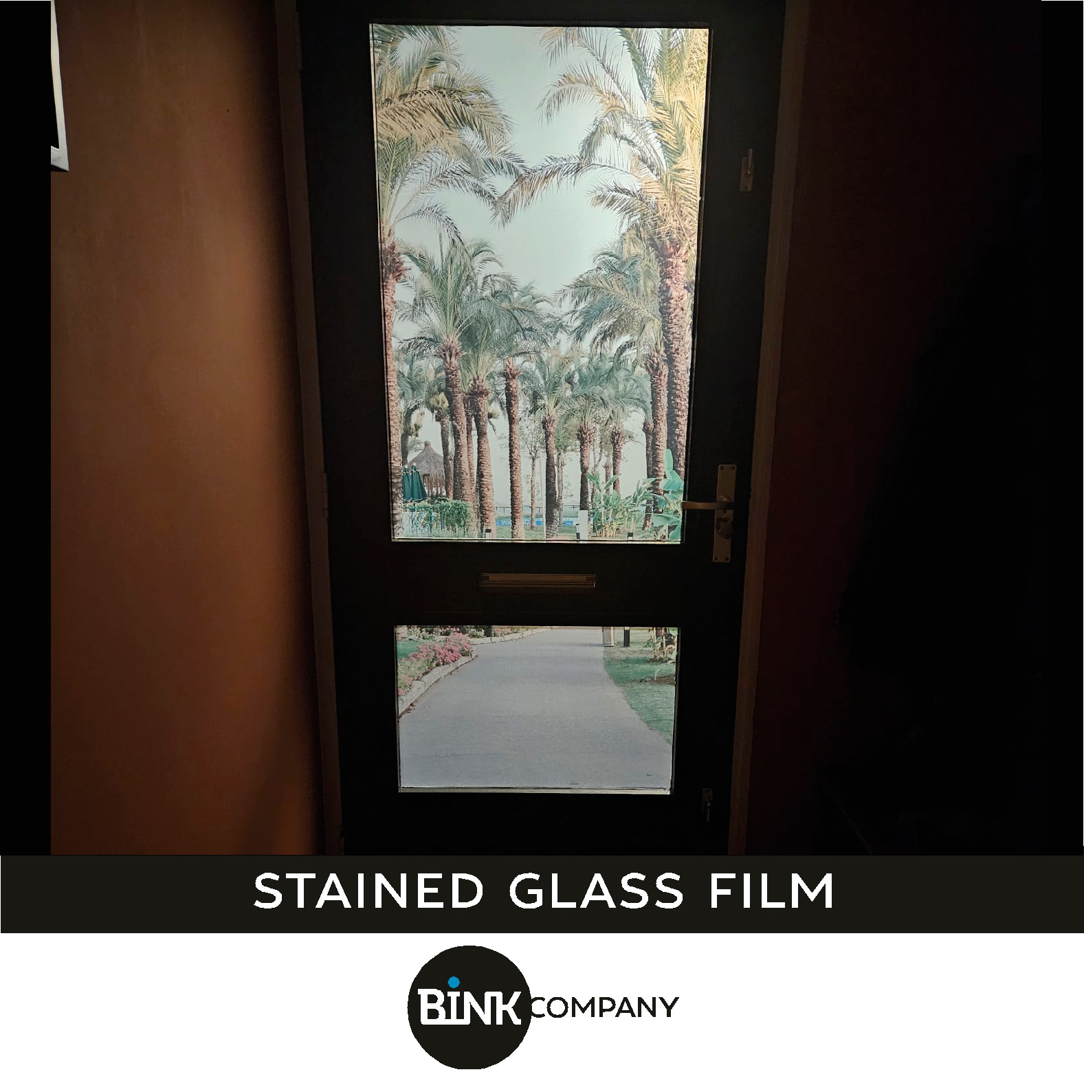 window film front door made to measure